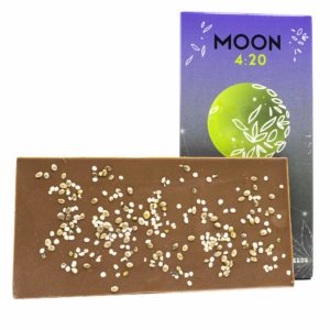 chocolat lait apus graines chanvre moon 420 tablette - green exchange grossiste cbd