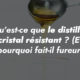 crystal-resistant distillate
